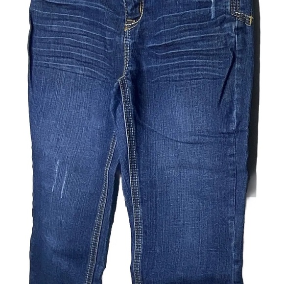 I Love Justice Jeans Simply Low Capri Juniors 14R Blue Distressed Pockets - Picture 6 of 14